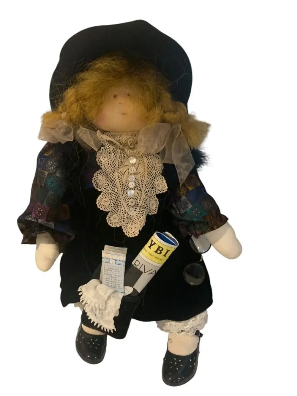 1997 Little Souls Inc Liza A Swanky Soul Handmade Plush Doll Gretchen Wilson 24